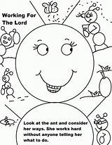 Coloring Sunday School Pages Christmas Working Ant Labor Lord Sheets Bible Activity Kids Library Clipart Yahoo Search Newest Res Popular sketch template