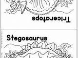 Booklet Dinosaurs Tsgos sketch template