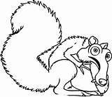Weasel Coloring Ice Age Pages Animal Getdrawings Getcolorings Color Printable Drawing sketch template