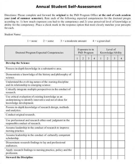 editable competency checklist template  sample   checklist