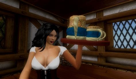 tavern wench cleavage