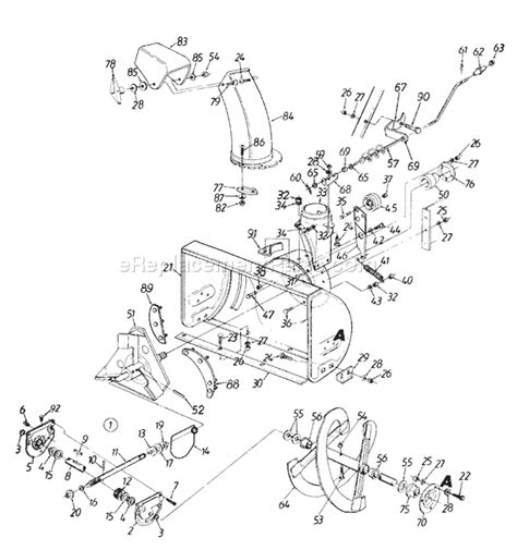 yardman snowblower parts diagram wiring diagram