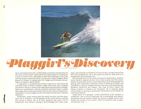 welcome to my world angie reno playgirl june 1974
