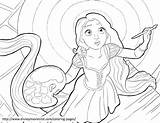 Coloring Pages Rapunzel Painting Paint Tangled Disney Tower Microsoft Print Printable Drawing Splatter Princess Brushes Color Palette Face Getcolorings Getdrawings sketch template