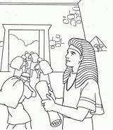 Joseph Coloring Egypt Pages Pharaoh Bible Dream Dreams Interprets His Kids Coat Sunday Clipart School Josephs Pharaohs Potiphar Family Story sketch template