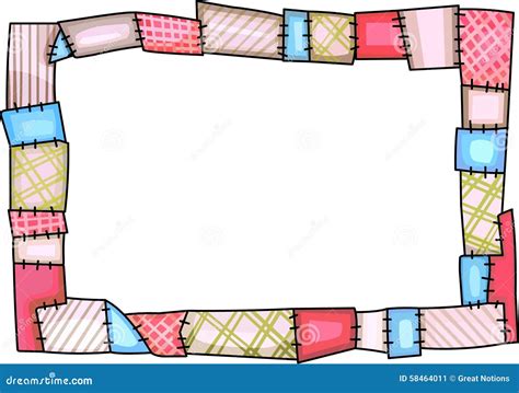 quilt border stock illustration image  hobby frames