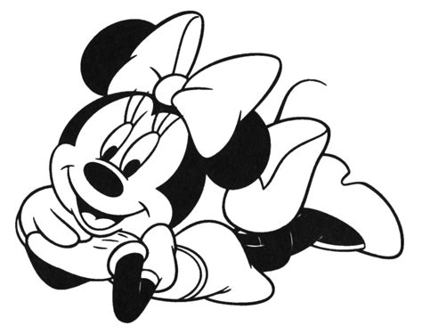 printable minnie mouse coloring pages  image