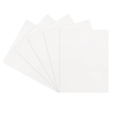 darice white extra thick cardstock sheets     pack walmartcom walmartcom