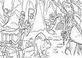 Narnia Coloring Pages Chronicles Wardrobe Print Color Kids Drawing Book Movie sketch template
