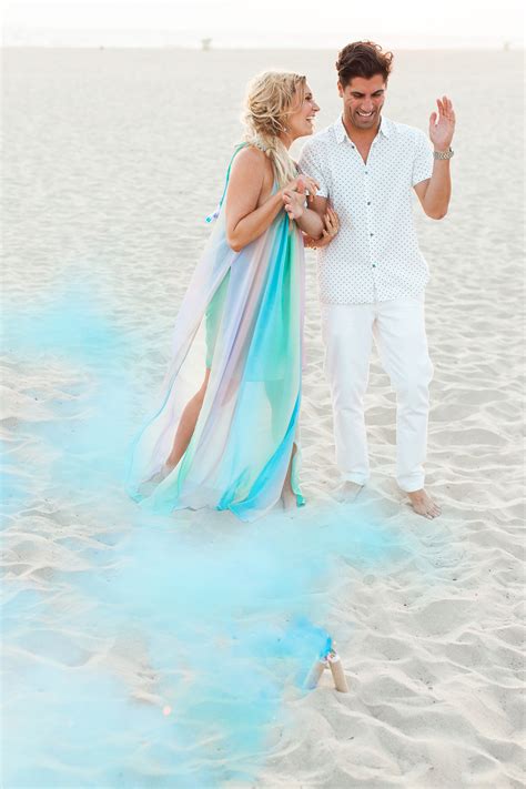 beach boho gender reveal party summer party ideas 100 layer cakelet