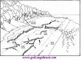 Pages Coloring Printable Landscape Stream Adults Detailed Getcolorings Color sketch template