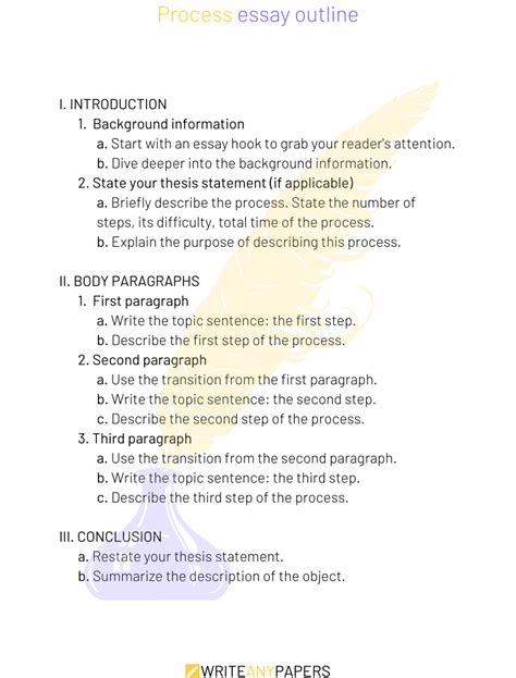 write  process essay  complete guide  topics
