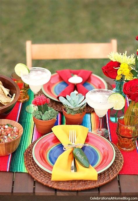 Mexican Party Ideas And Fiesta Themed Tablescape Celebrations At Home