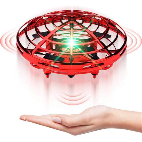 flying toys boys toys hand operated flying ball drone kids toys   speeds led light mini