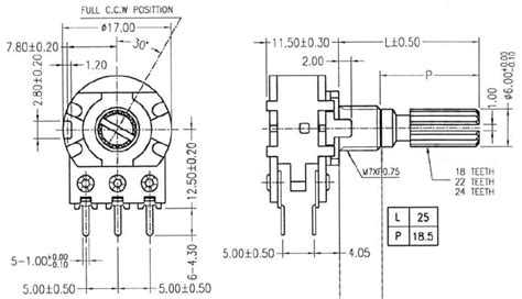 potentiometer schematic