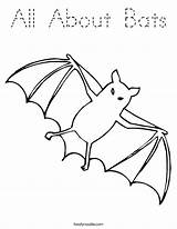 Bats Bat Tracing sketch template