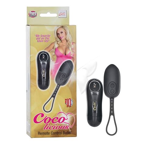 Coco Licious Remote Control Bullet Black Adult Sex Toy