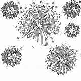 Fireworks Coloring Pages Printable Print Firework Kids Years Cool2bkids Year Adults Popular sketch template