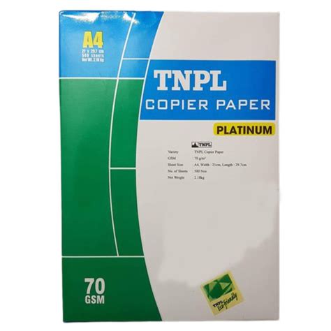 white  gsm tnpl  size copier paper packaging size  sheets