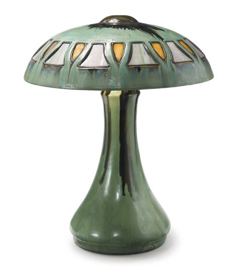 fulper pottery table lamp ca  antique lamps antique lighting
