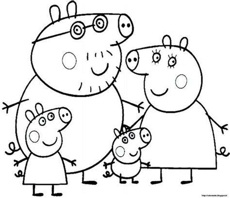 family peppa pig birthday coloring pages peppa pig coloring pages