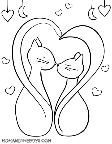 cute valentines day printable coloring pages  toddlers
