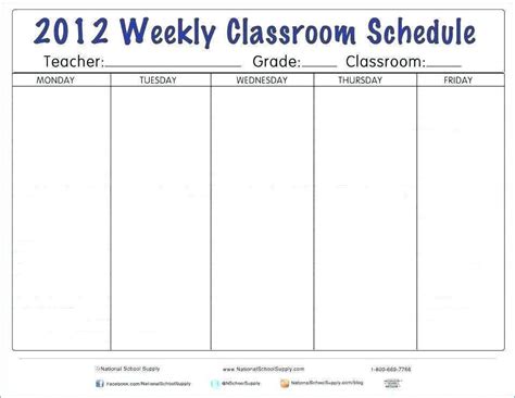 visual schedule template printable cards design templates