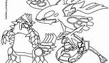 Pokemon Rayquaza Kyogre Groudon Localement Legendaire Danieguto Greatestcoloringbook Pok Tablet sketch template