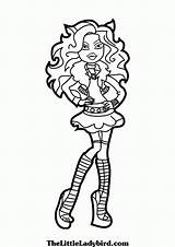 Monster Dessin Colorier Coloriage Clawdeen Imprimer Carrots Laguerche Coloringhome sketch template