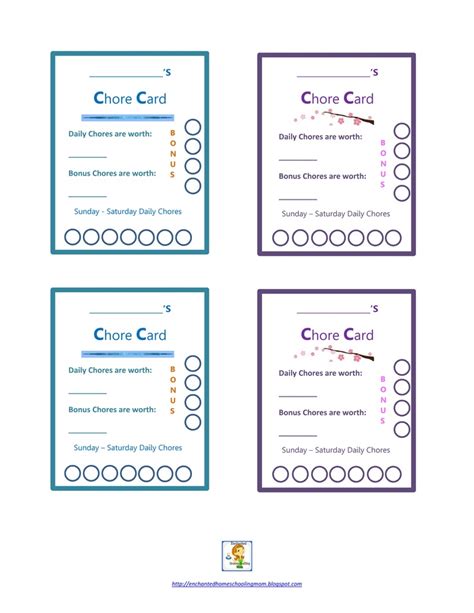 images  chore chart  pinterest  printable chore