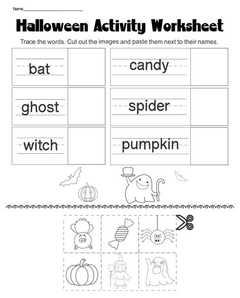 halloween worksheets    printables printablee