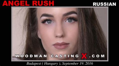 angel rush on woodman casting x official website