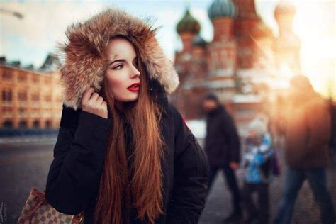 Model Russian Women Women Outdoors Moscow Depth Of Field Ivan Gorokhov