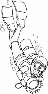 Diver Scuba Diving Ratownik Mergulhador Nurek Buceadores Diver1 Bw Buzo Kolorowanka Oficios Dive Buceo Infantiles Profesiones Pintar Niñas Vbs Unterwasser sketch template