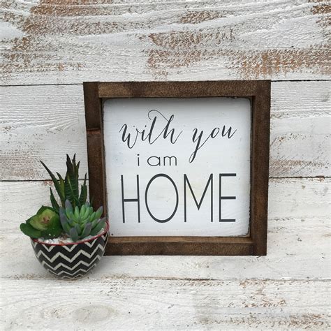 home hand painted wood sign farmhouse sign etsy