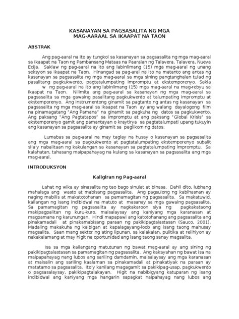 research paper tagalog sample descriptive essay examples tagalog