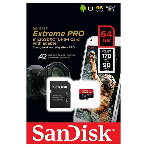 sandisk extreme pro gb micro sd card sdxc uhs  action camera gopro memory card   mbs