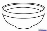 Bowl Drawing Cereal Fruit Coloring Clipart Empty Pages Bowls Printable Draw Colouring Clipartmag Salad Shading sketch template