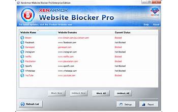 XenArmor Website Blocker Pro screenshot #2