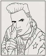 Coloring Pages Book Rap Vanilla Ice Tumblr Elvis Bun Hop Hip Activity Books Drawing Jumbo Presley Sheets Adult Drawings sketch template