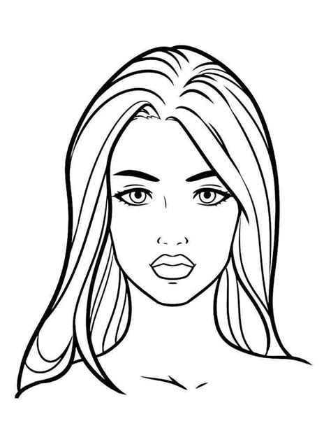 ideas  coloring face coloring page
