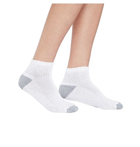 Hanes Cushioned Womens Ankle Athletic Socks 10 Pack