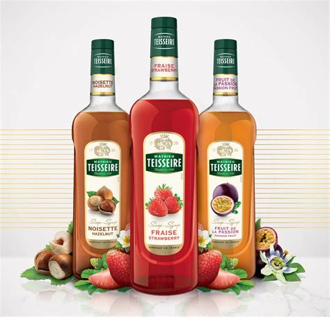 apple juice glass bottle teisseire fruit syrup packaging size  ml