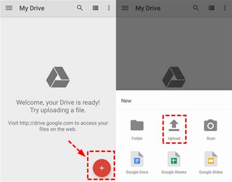 ways  bulk upload  google drive  phone  pc