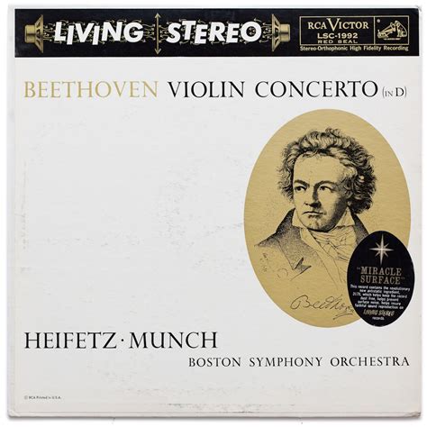 lsc 1992 beethoven â€” violin concerto op 61 ~ heifetz boston