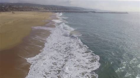 amazing drone fly newport beach california bay  beach youtube