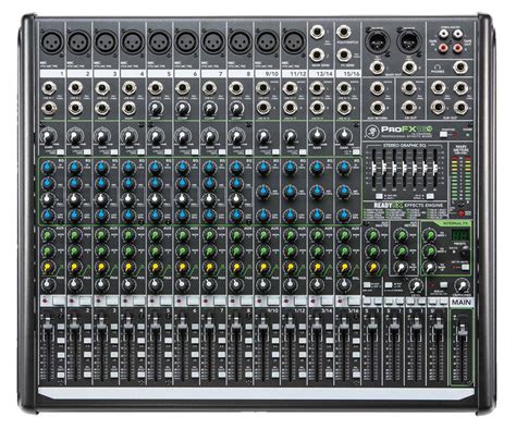 mackie  channel professional effects mixer  usb long mcquade