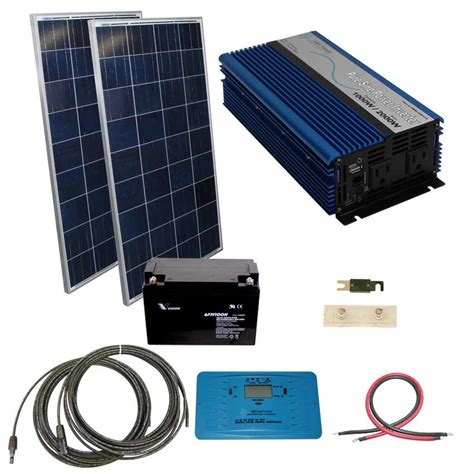 240 watt solar kit 1000 watt pure sine inverter off grid