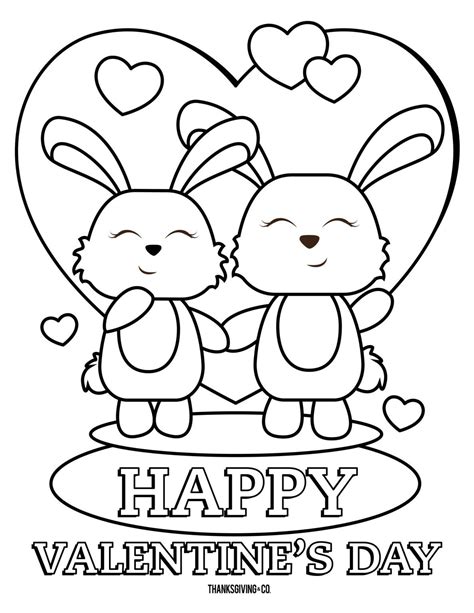 sweet valentines coloring pages  enjoy  la de bunny coloring