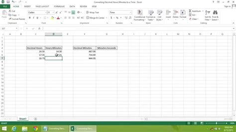 excel tutorial how to convert decimal hours minutes to a my xxx hot girl